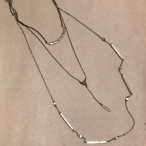Lucky brand three tier necklace